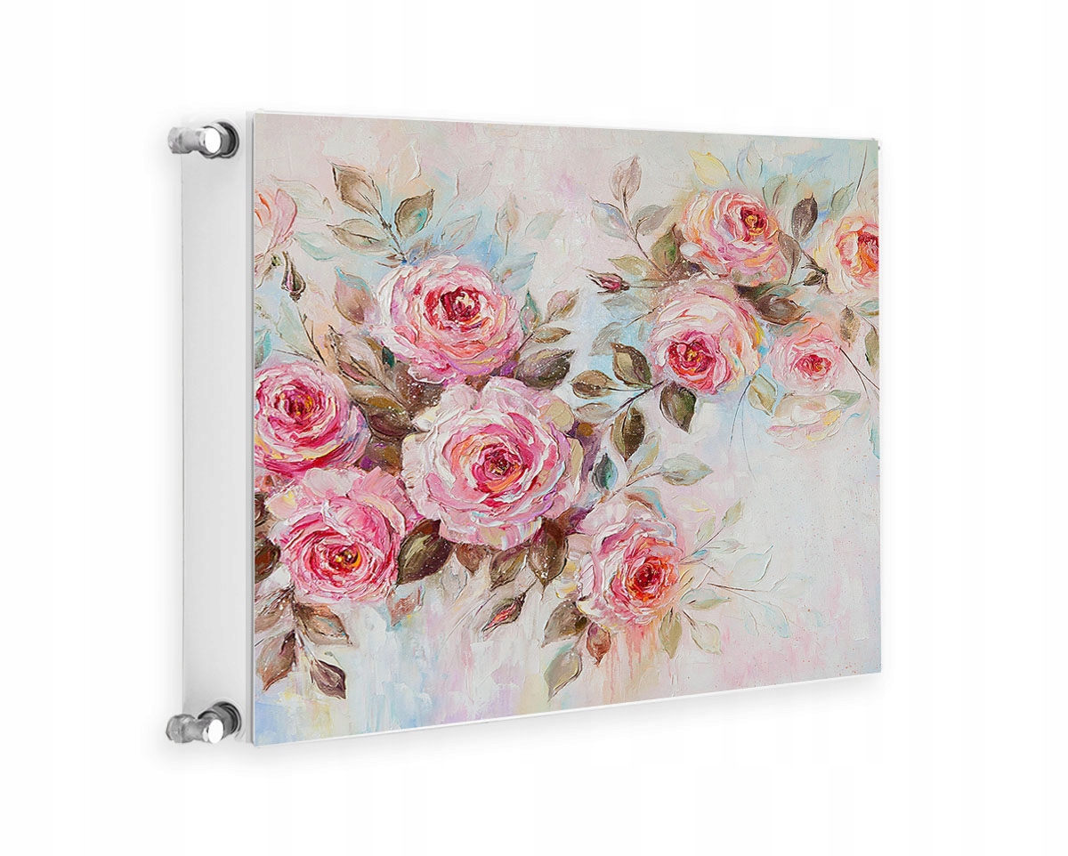 Magnetická Krytka Na Radiátor 60x60 Růže