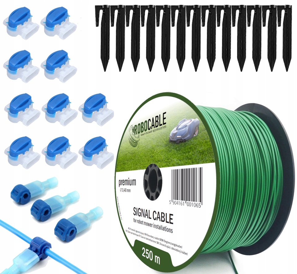 Kabel pro omezení sekačky Sada 250 m Robocable 3,4 mm