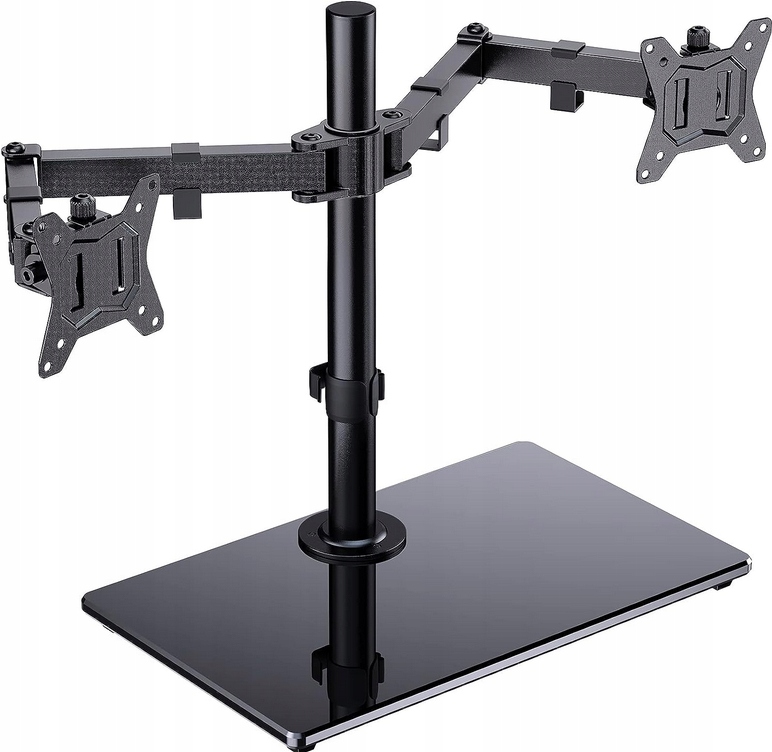 Stojak uchwyt na dwa monitory Ergear EGCM3 stabilny ergonomiczny 13"- 32"
