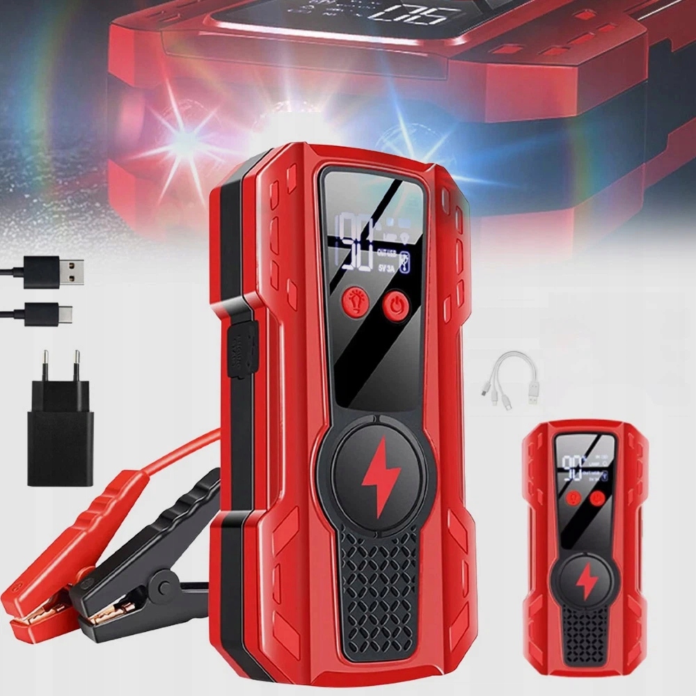Startovací Jump Starter Power Bank Startování Auta Sada