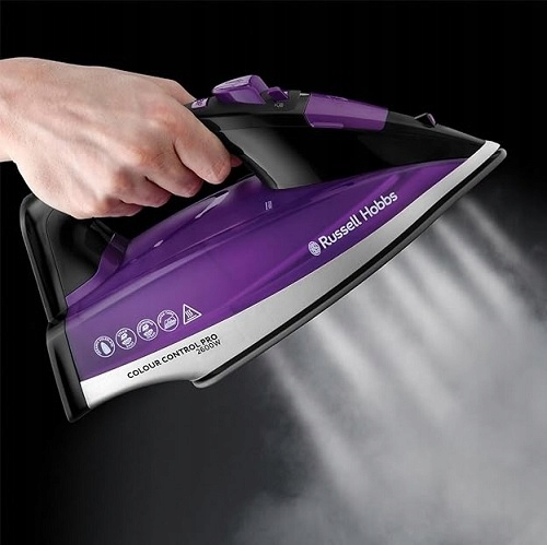 ŻELAZKO SAMOCZYSZCZĄCE Parowe Mocne Niekapiące Wyrzut Pary RUSSELL HOBBS Model 23990