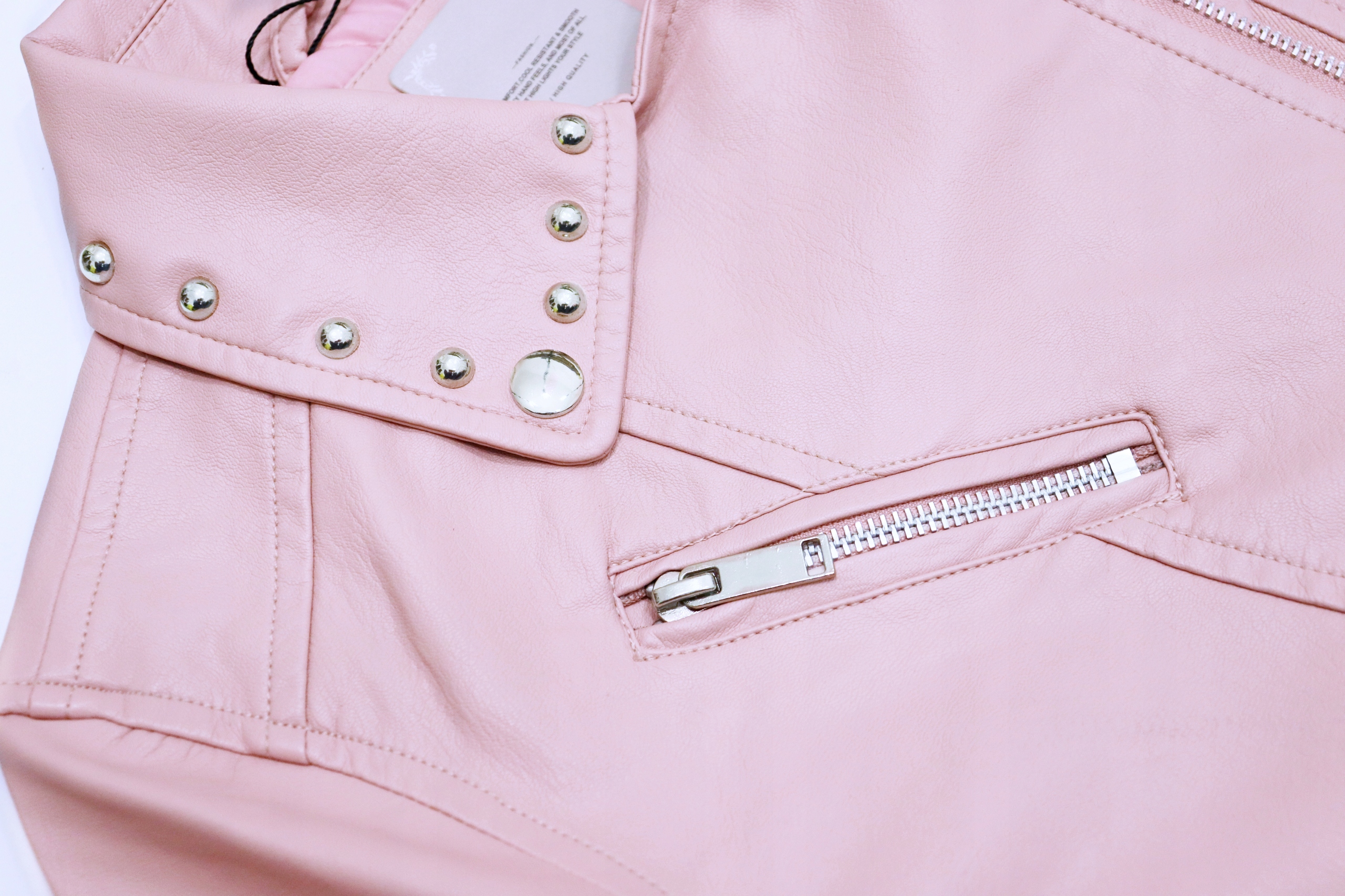 MODNA KURTKA RAMONESKA ECO-SKÓRA ŚWIETNA NA WIOSNA JESIEŃ 158 4212 Marka Inna marka