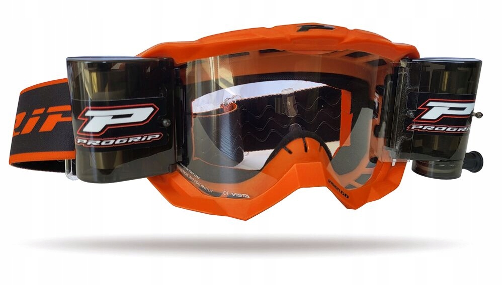 Okuliare Na Crossa Quada Pro Grip 3300 Fluo Orange Roll Off XXL
