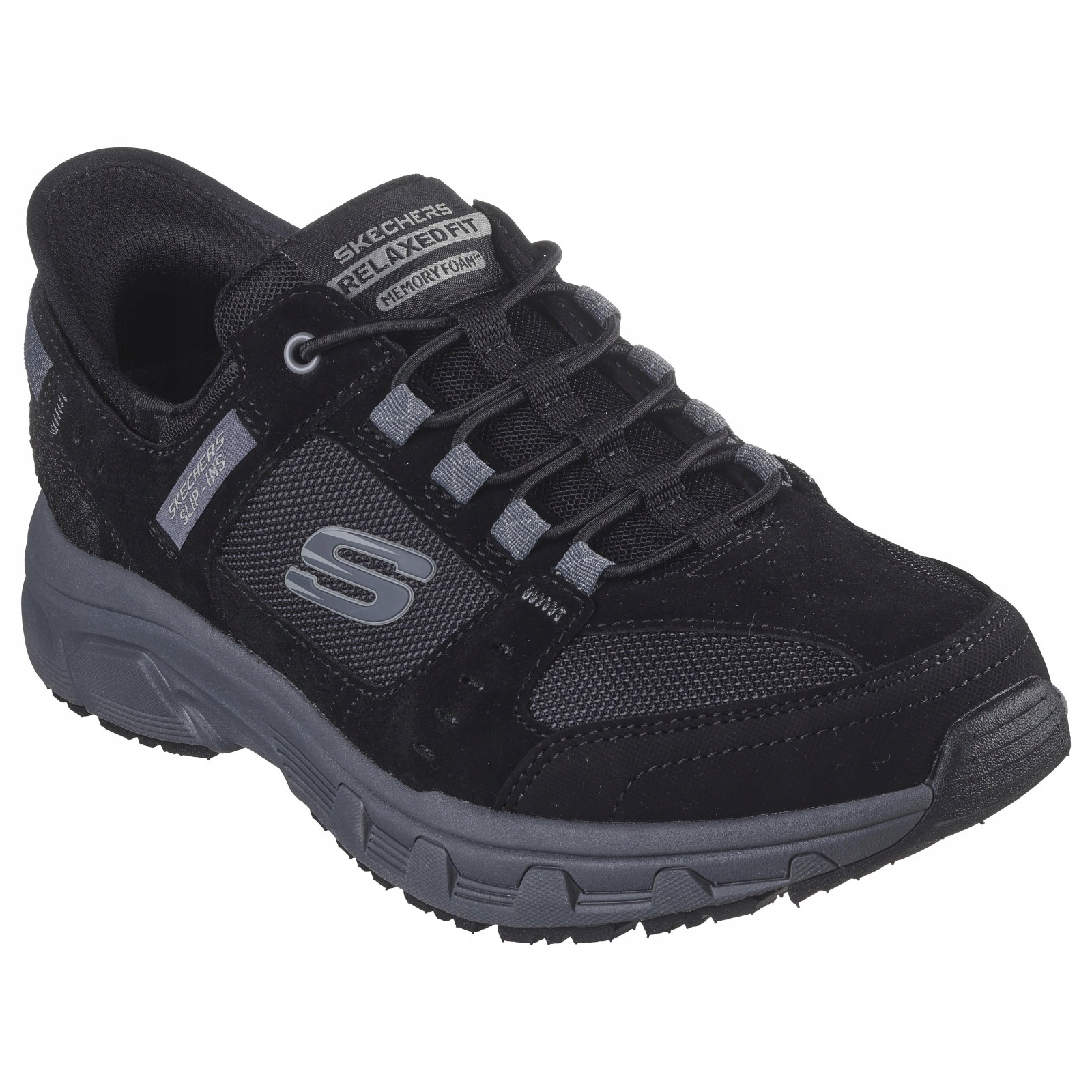 Skechers Pánské Sportovní Boty Černé S Šedými Detaily 41 U_a