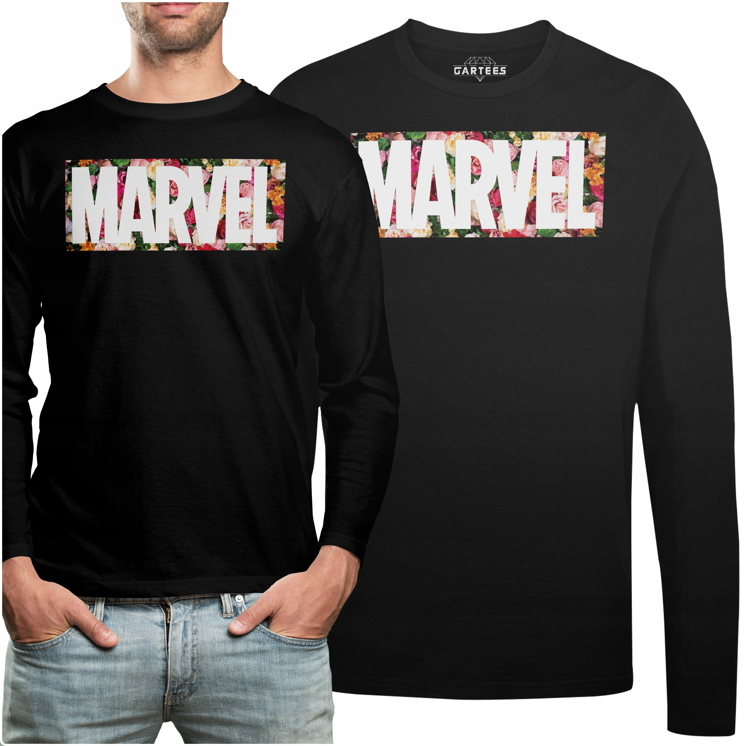 

Koszulka Long Upominek Dla Niego Logo Marvel