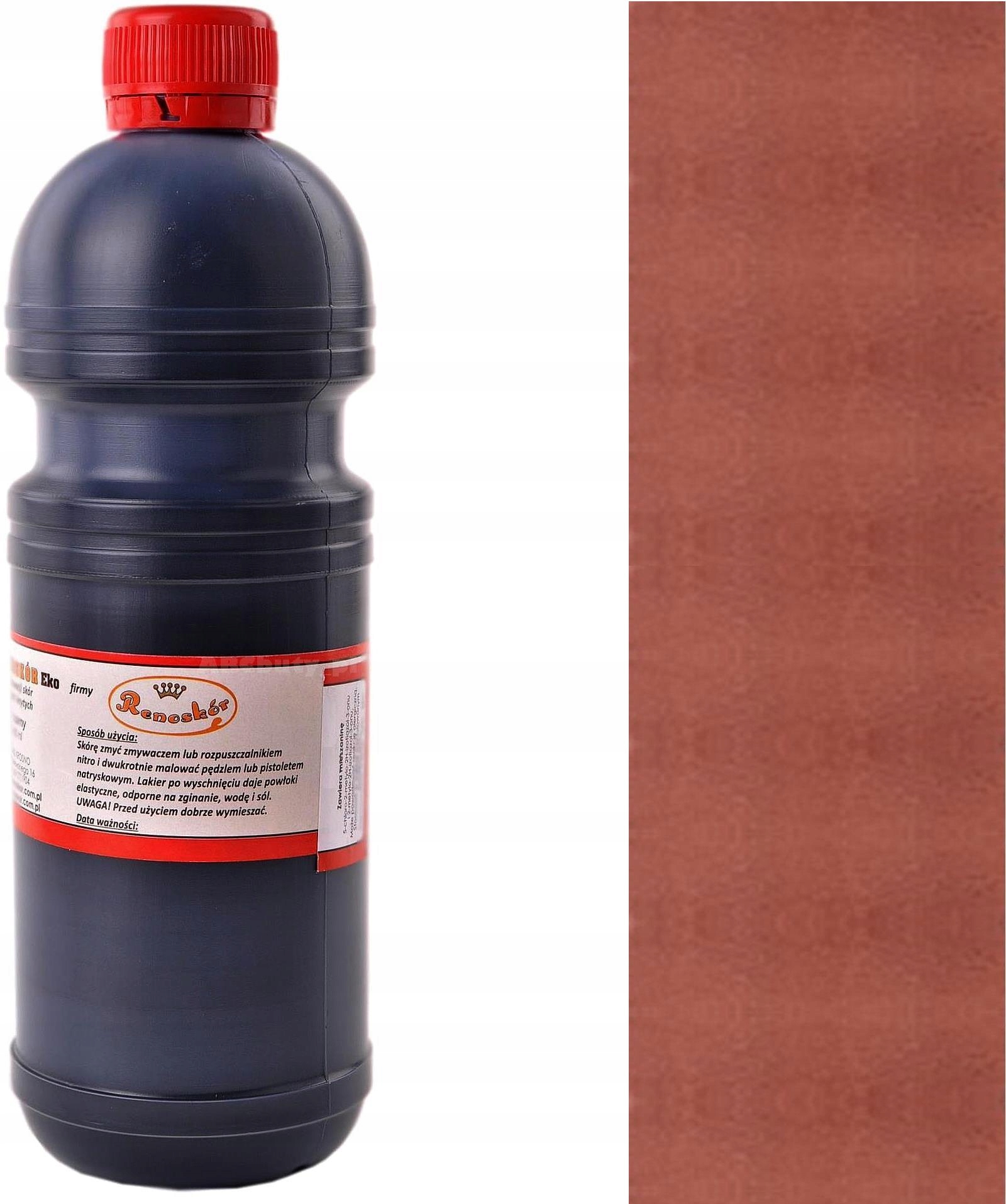 Ruda Barva Renoskin Lak Na Renovaci Pokožky Customizace Wilbra Tekutina Ruda