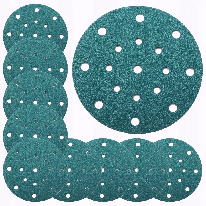 Krążek Papier Ścierny Na Rzep 17H 150mm P240 10szt
