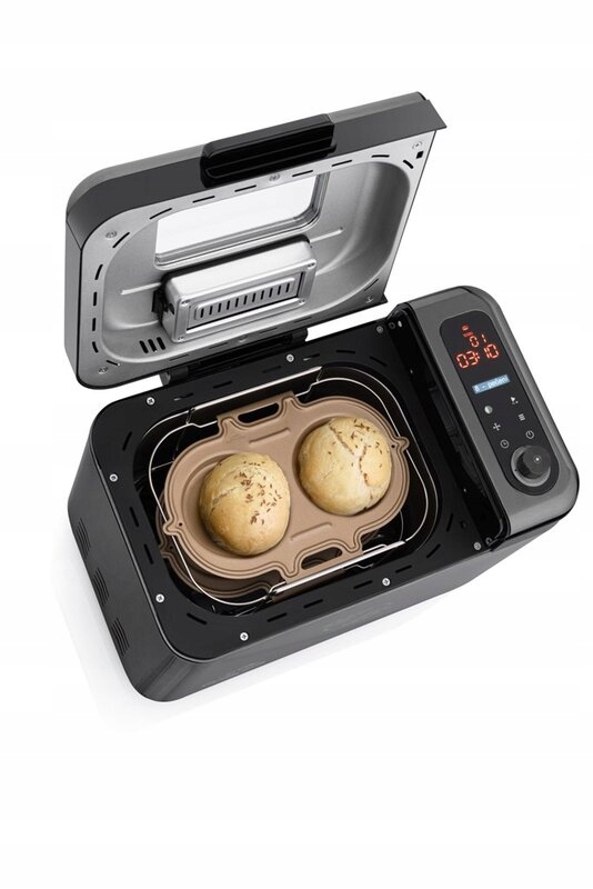 Wypiekacz do chleba Eta Duplica II 1,5kg 850W 2 haki 24 PROGRAMY Głębokość produktu 28 cm