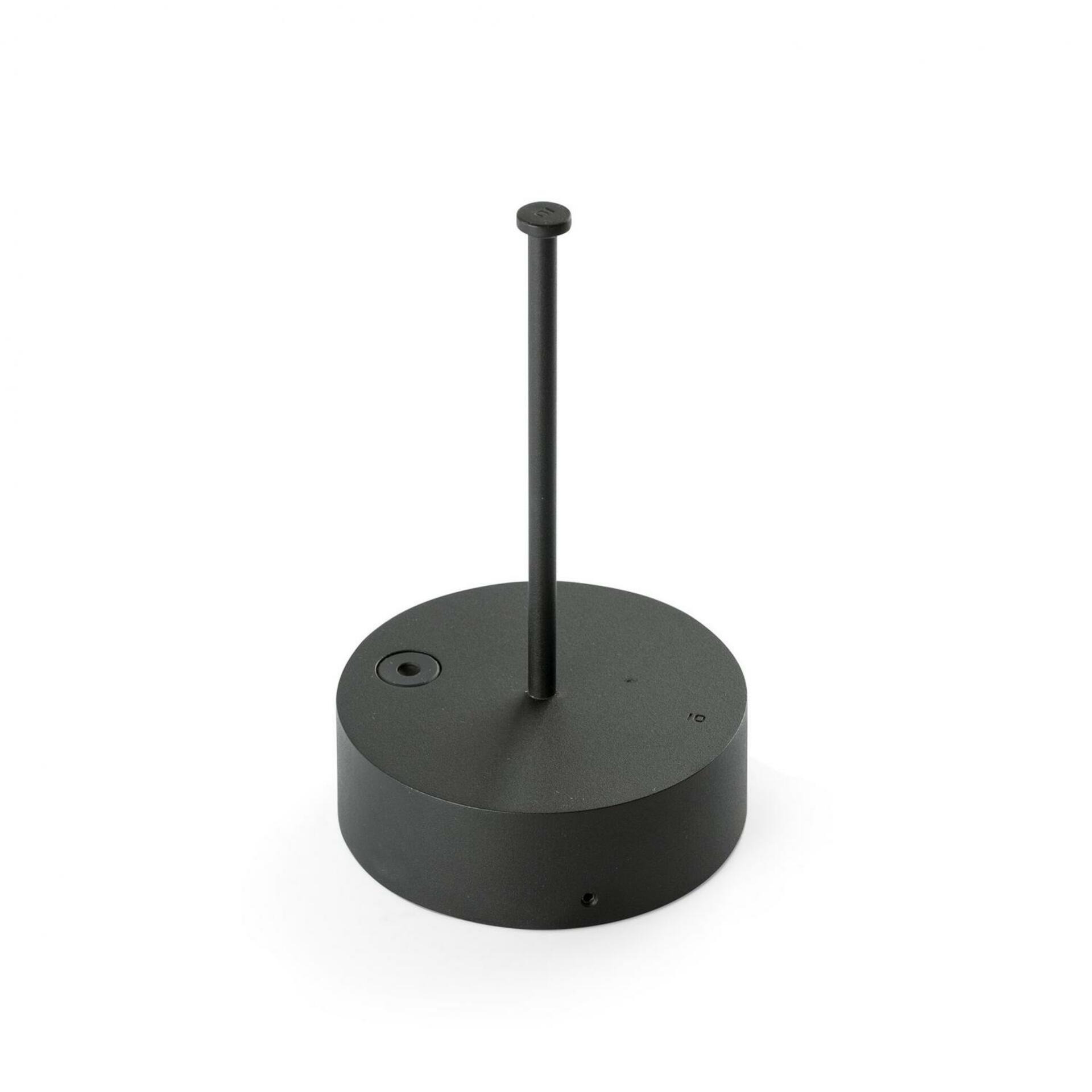 Faro Clap černý držák na stěnu/strop, základna, IP65, hliník