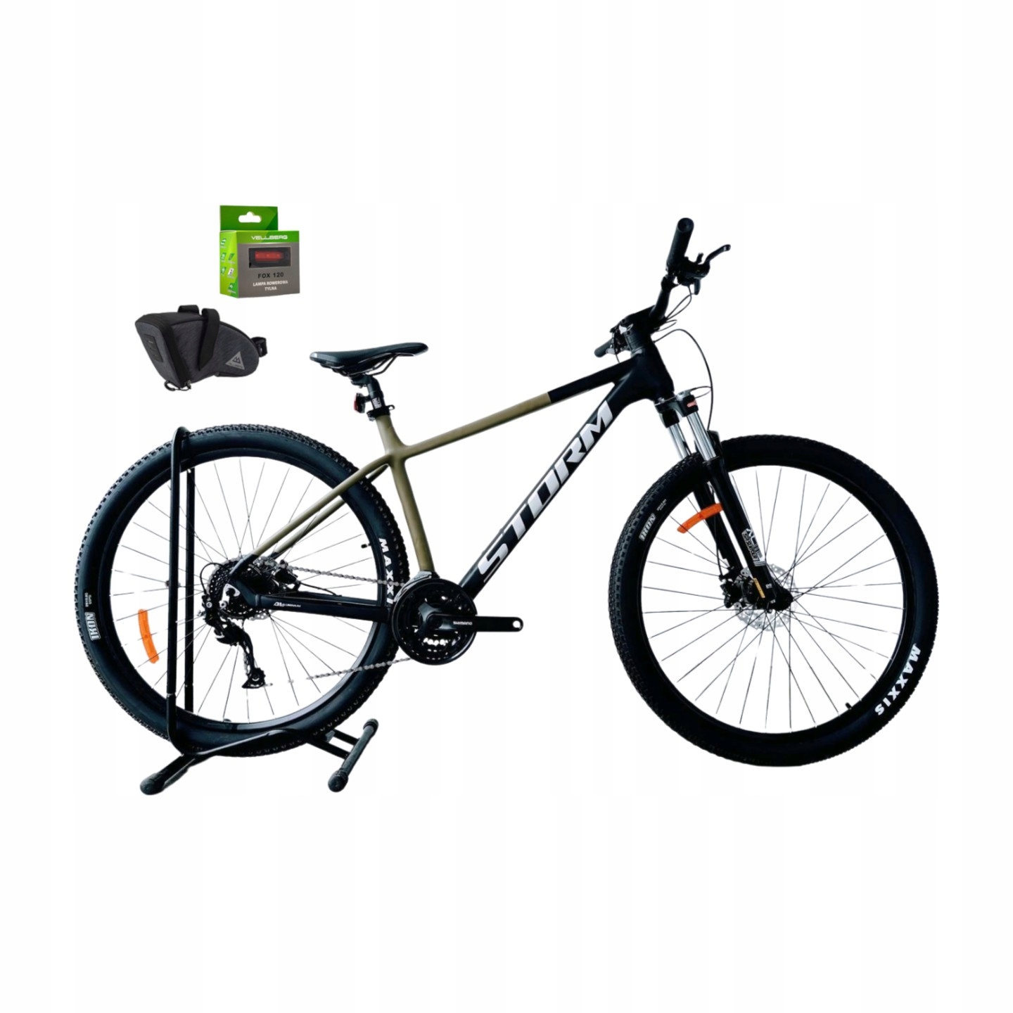 Rower 29 Storm Mtb Trail 3.0 M Alivio 3X8 2HT 19" Czarny-oliwka 2025