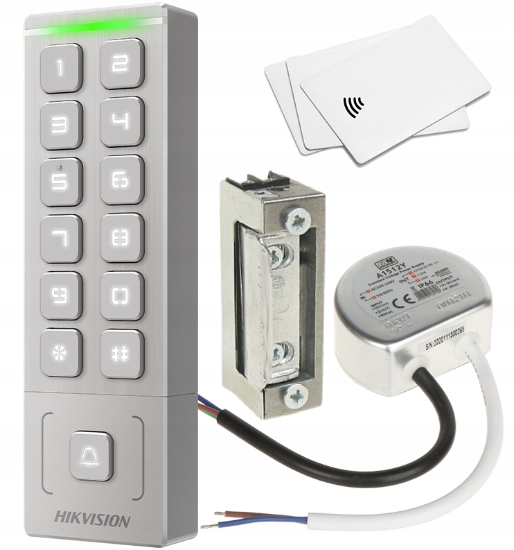 Šifrovací zámek Hikvision Sada Kd 5 x venkovní bezkontaktní karta Mifare