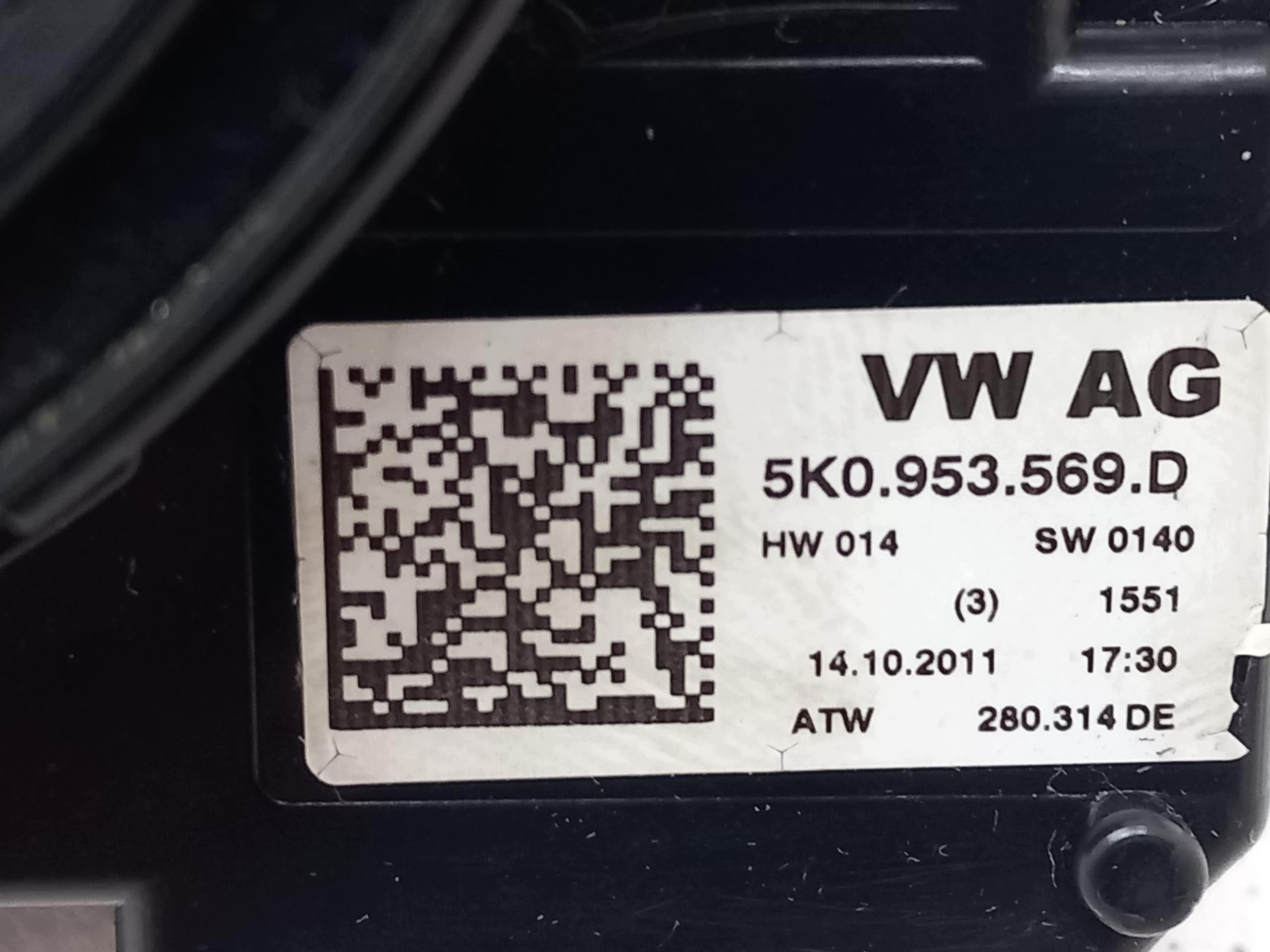 devio luci tergicristallo tergi devio luci devio VW GOLF TIGUAN SEAT SKODA OE 5K0953521BM