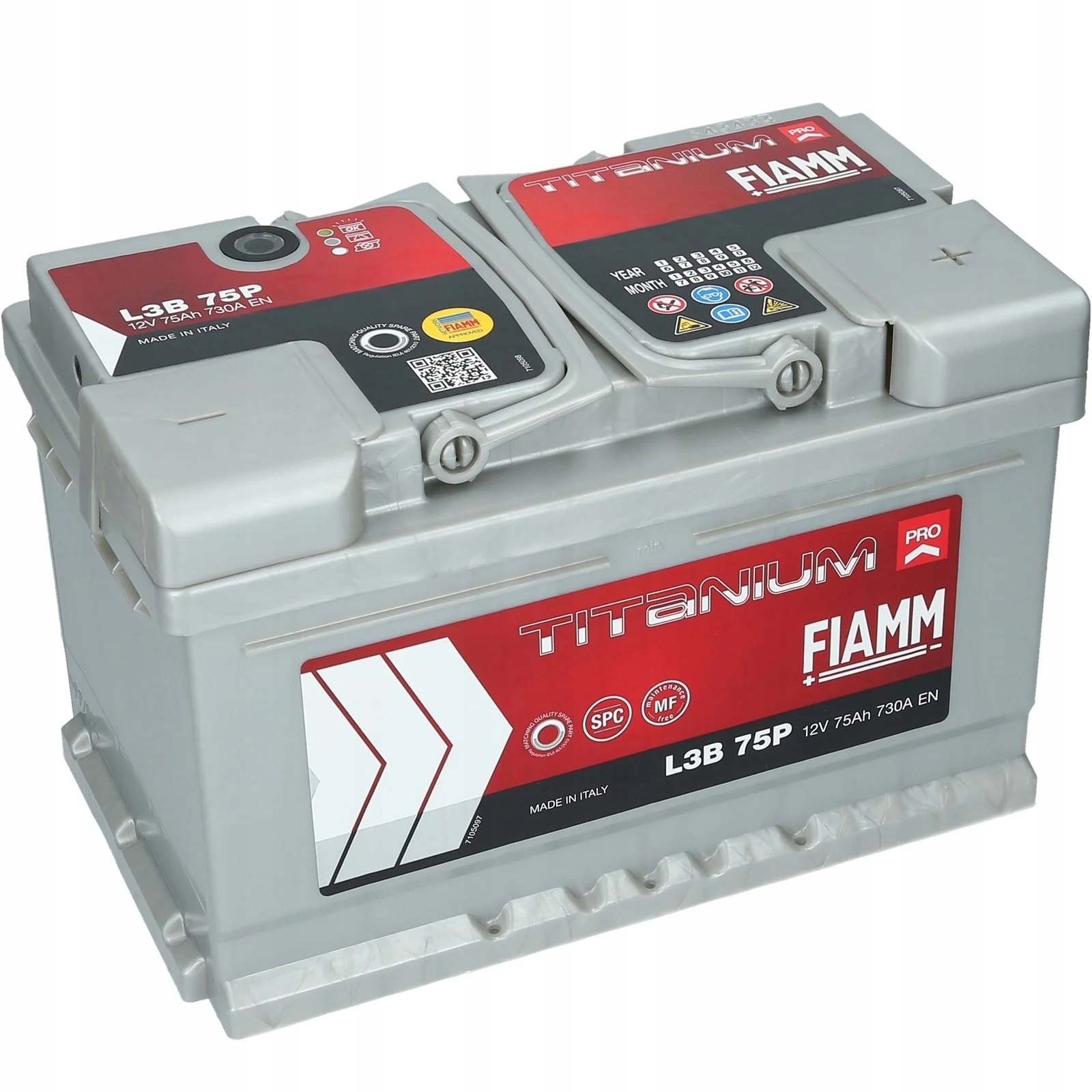 Akumulator FIAMM Titanium Pro 12V 75Ah 730A L3B75P