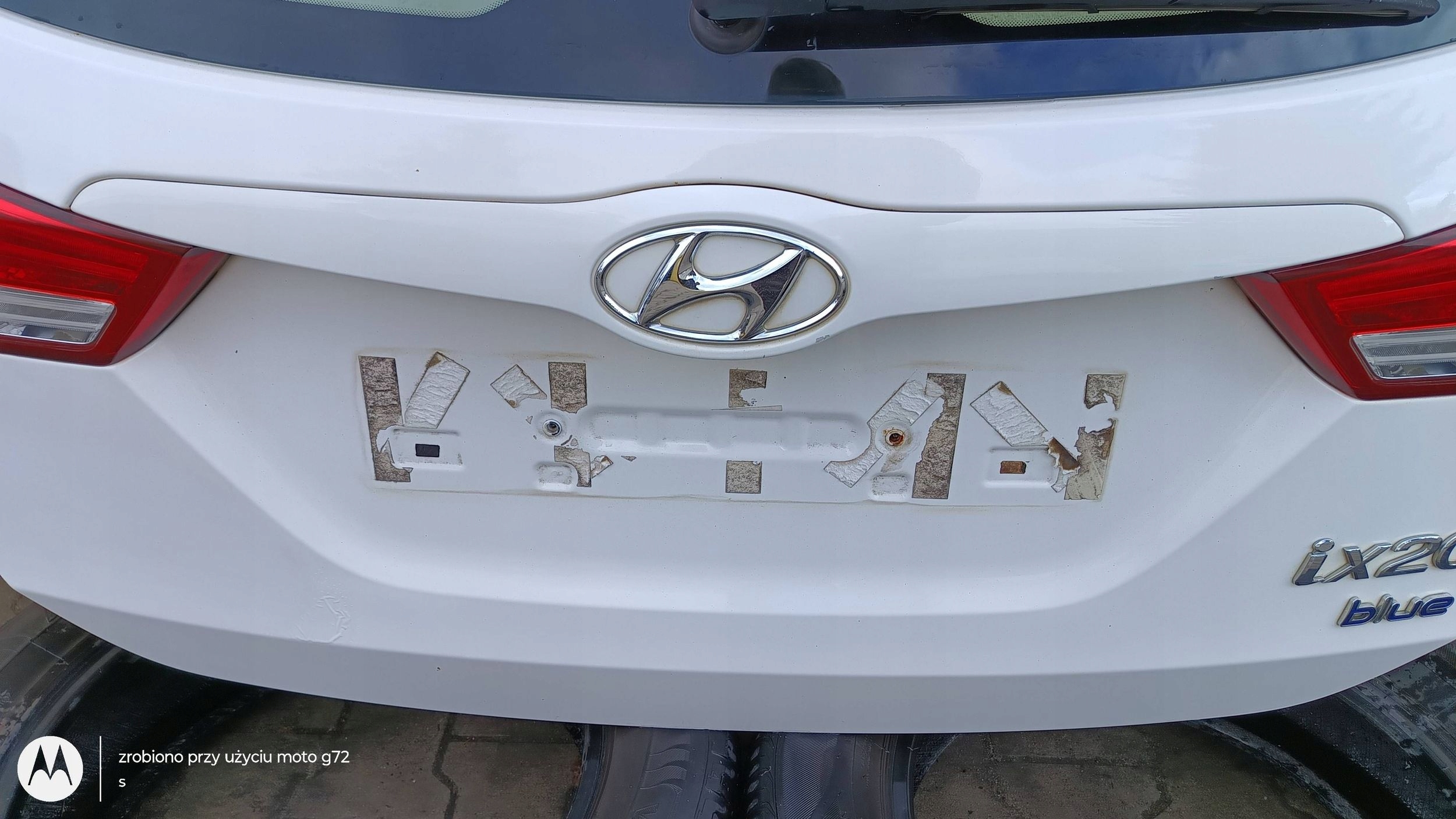 HYUNDAI IX20 boot door rear complete boot TCW 2010