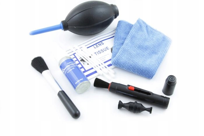 

Zestaw 9w1 do Czyszczenia Obiektywu Lustrzanki