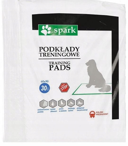 

Podkłady Maty Spark Nauka Sikania Psa 90X60 30 Szt