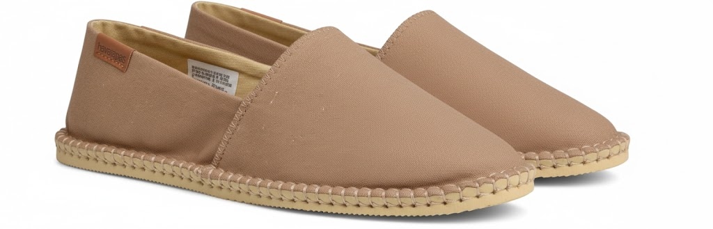 Havaianas Béžové Espadrilky Z Přírodní Tkaniny S Povrchovou Úpravou 35 J0A