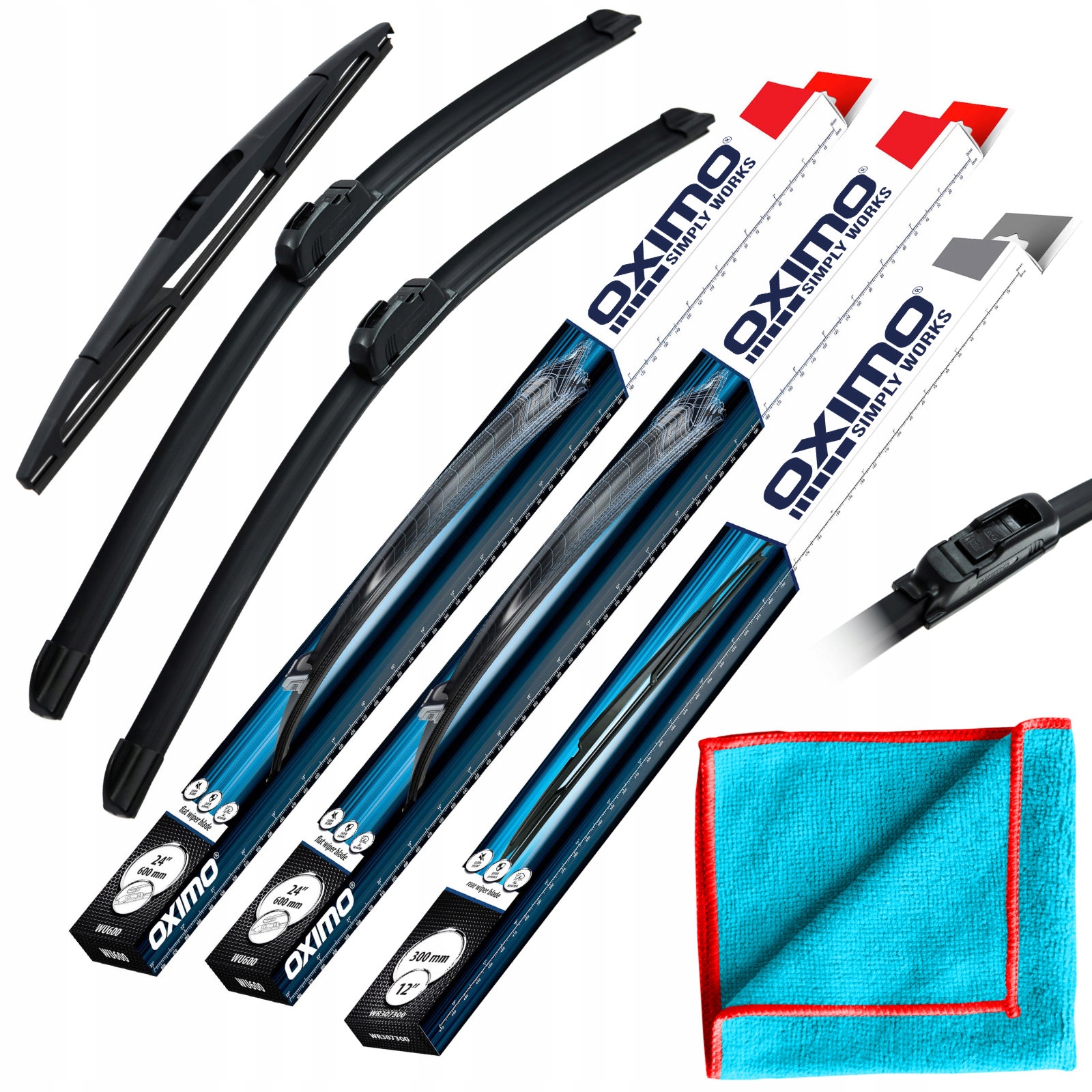 Wycieraczki Zestaw Przód Tył Nissan Note 1 I E11 03.2006-05.2013 Van