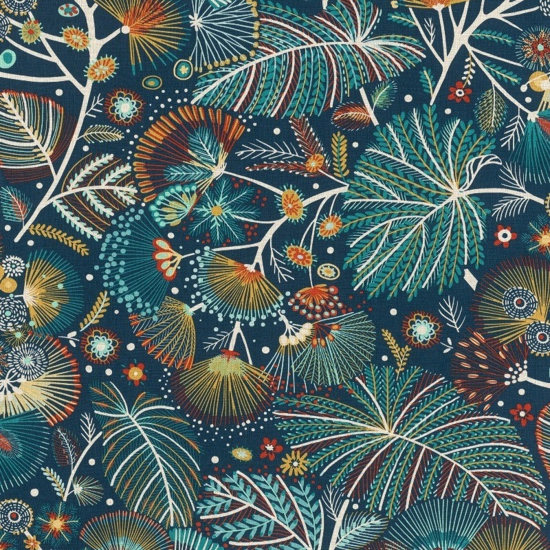 Tapeta W KWIATY KWIATKI LIŚCIE GRANAT RASCH