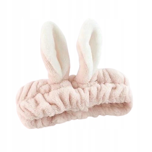 Beżowa opaska kosmetyczna do włosów z uszami Marka Inna marka