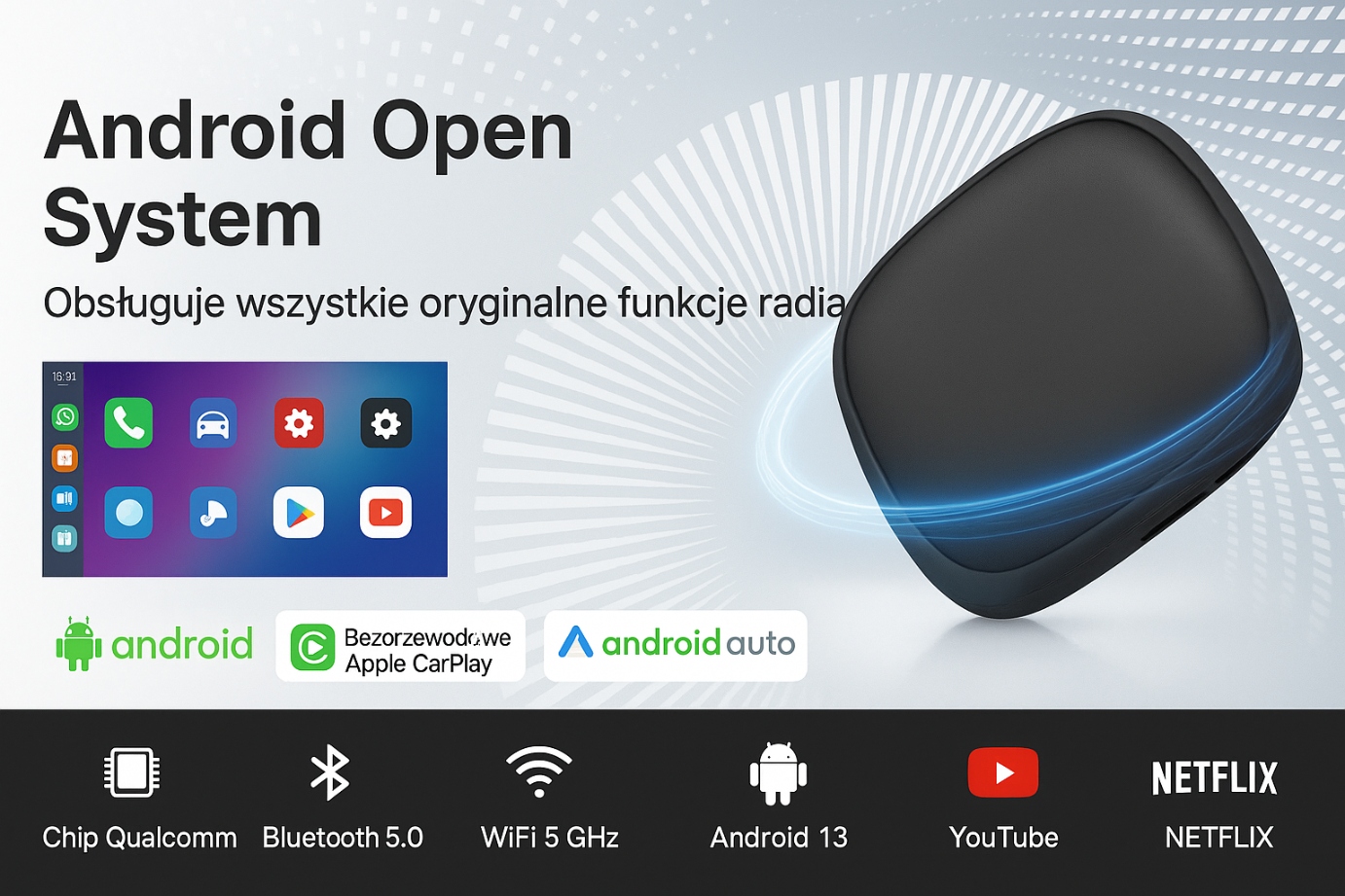 AIBOX APPLE CARPLAY ANDROID AUTO BMW SERIA 1 2 3 4 5 6 7 8 X1 X2