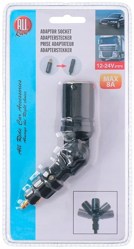 Allride Gniazdo zapalniczki 12/24 V max 8 A, redukcja
