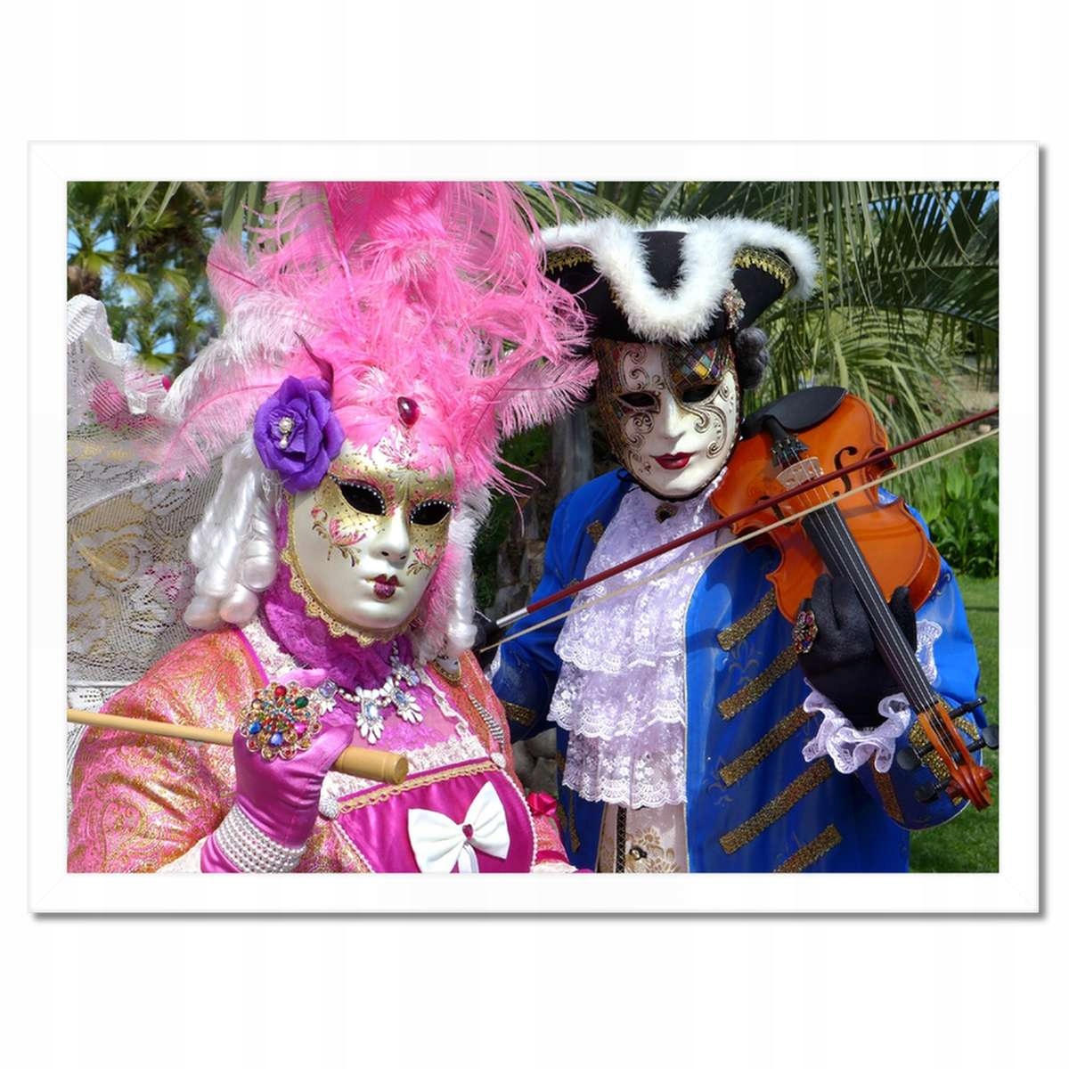 Plakáty v rámu 40x30 Benátská maska