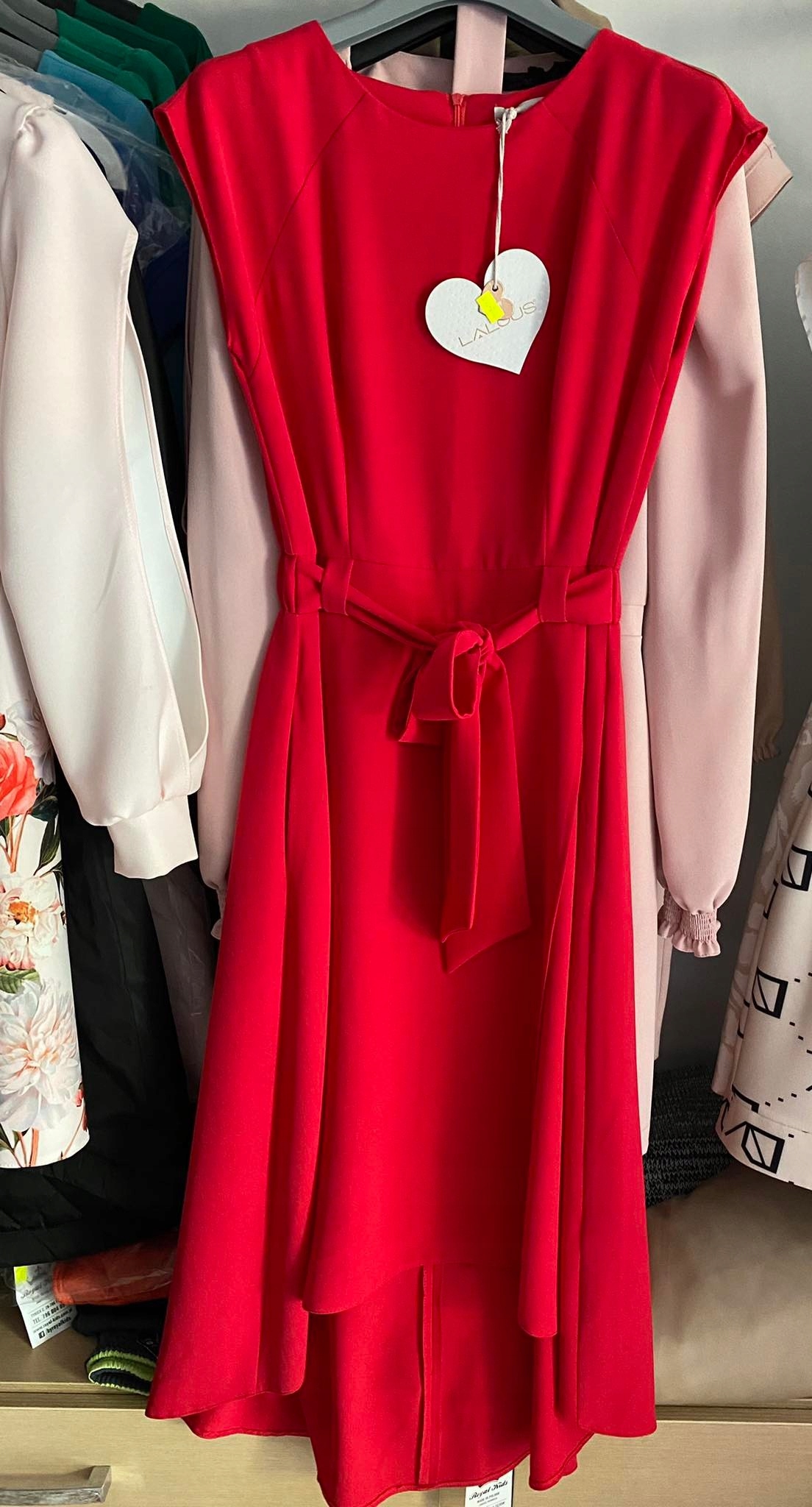 Šaty Lalous Barva Malina vel S