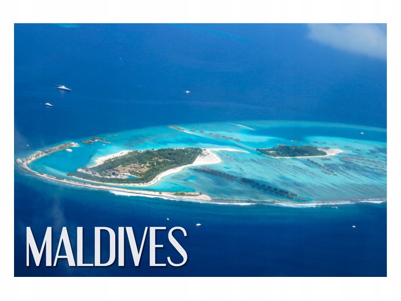 MALEDIWY - Wyspy - Archipelag - Magnes na lodówkę