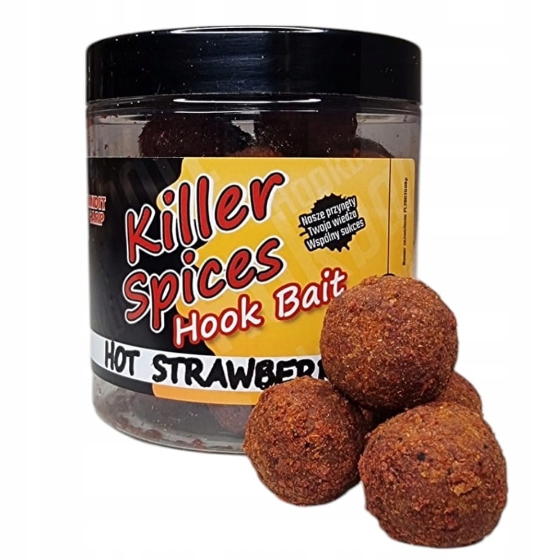 Bandit Carp Kulki przynętowe Killer Spice Hot Strawberry 20mm
