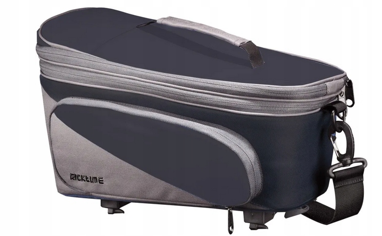 Torba systemowa Racktime Talis Plus czarny/szary 38x25/31x26cm 8-15l, 920g