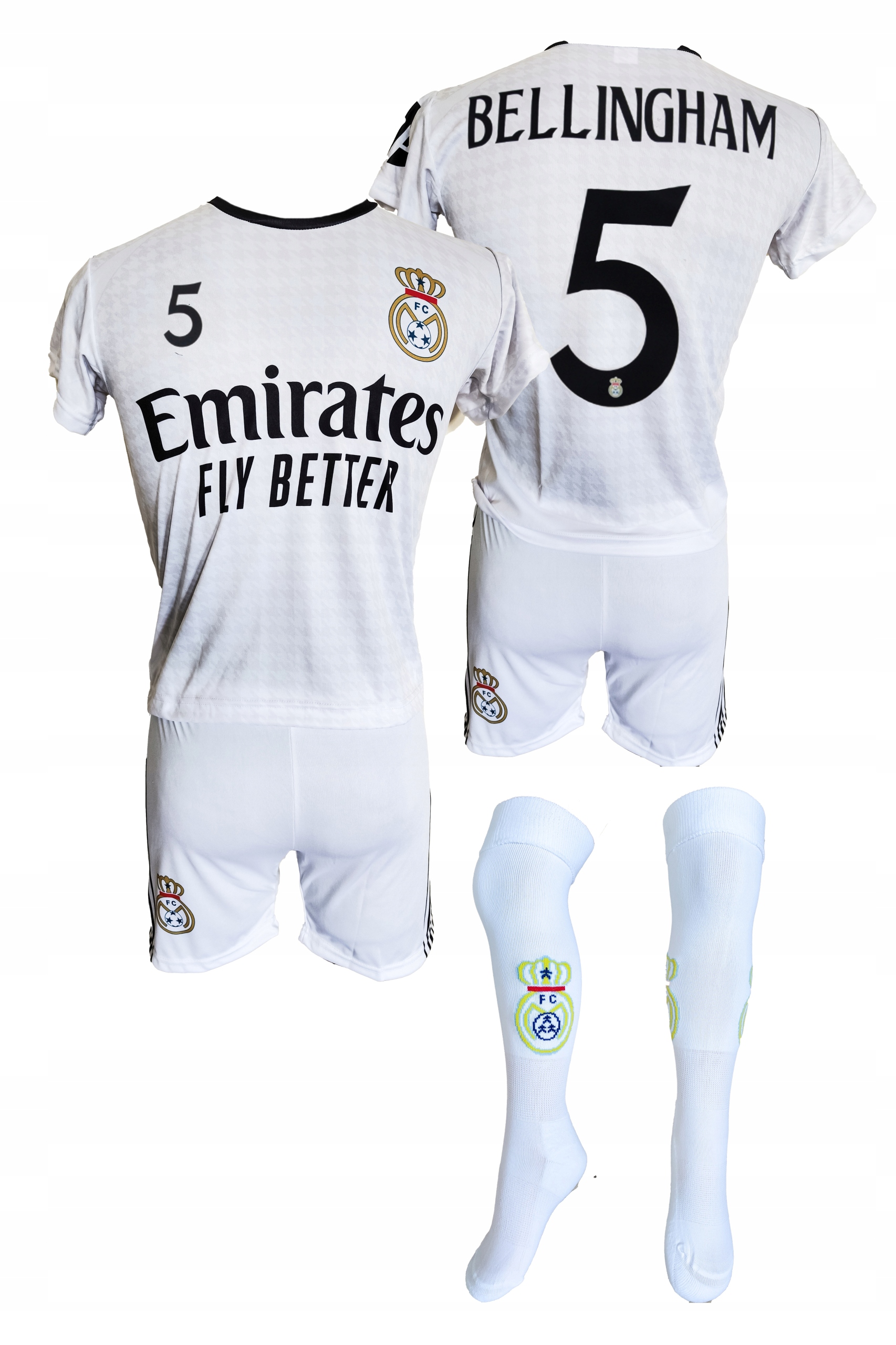 bellingham 158 koszulka spodenki getry stroj pilkarski sportowy trening