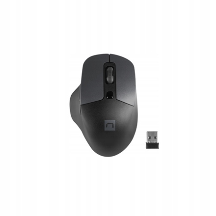 Mysz Natec, BlackBird 2, cicha, bezprzewodowa, 1600 Dpi, optyczna, czarna N