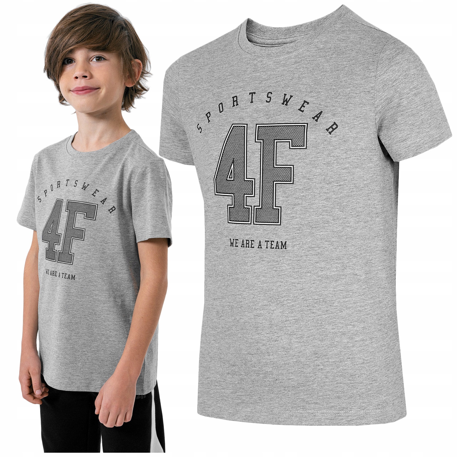 

Koszulka dziecięca T-shirt 4F junior JTSM008 152