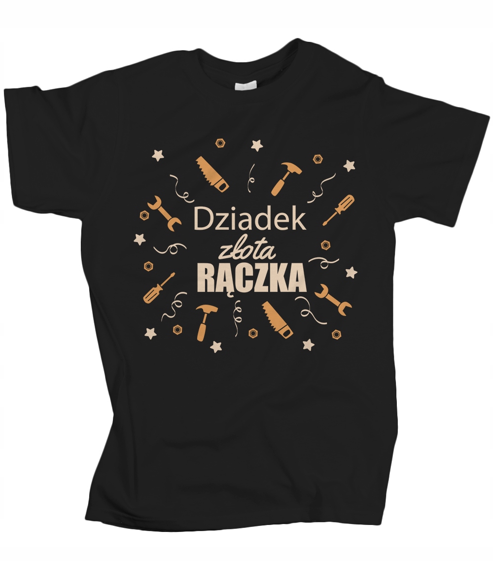 

Koszulka męska Dziadek złota rączka prezent 3XL