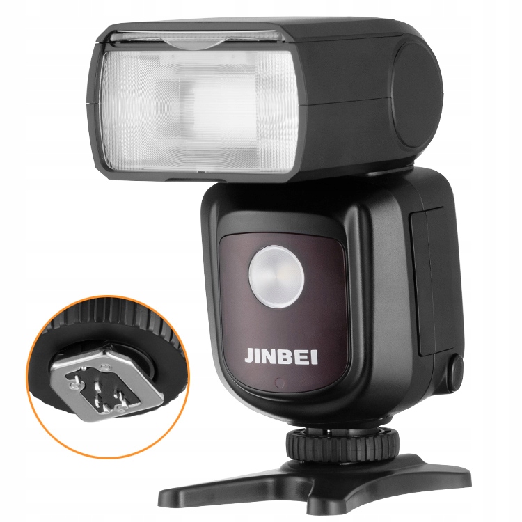 Reportérská lampa Jinbei Hi-900 s univerzální patkou