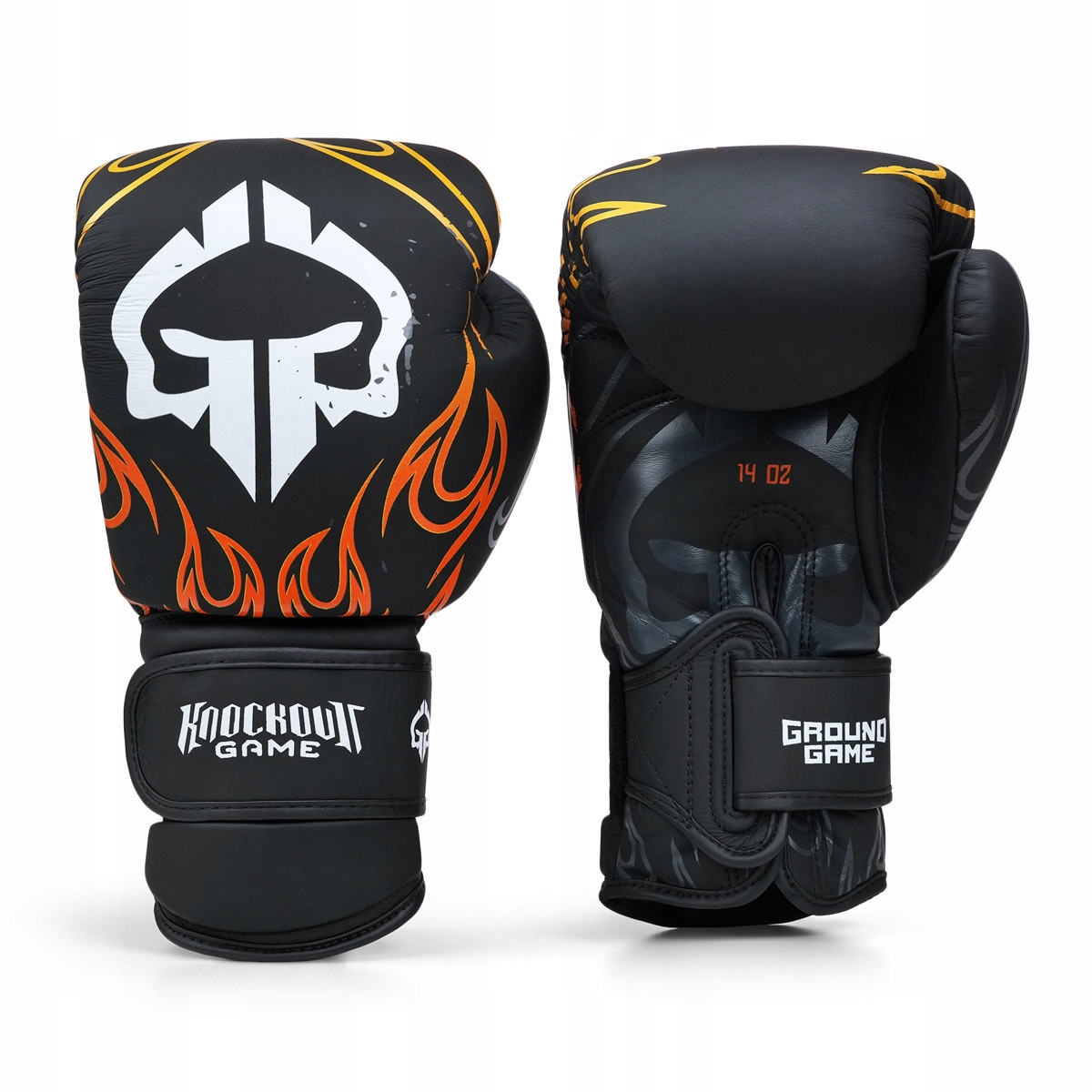 Boxerské rukavice Ground Game Flames 10 Oz