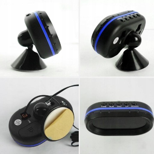 Termometr samochodowy 3w1 Woltomierz,Zegar Kod producenta 966RB8D967