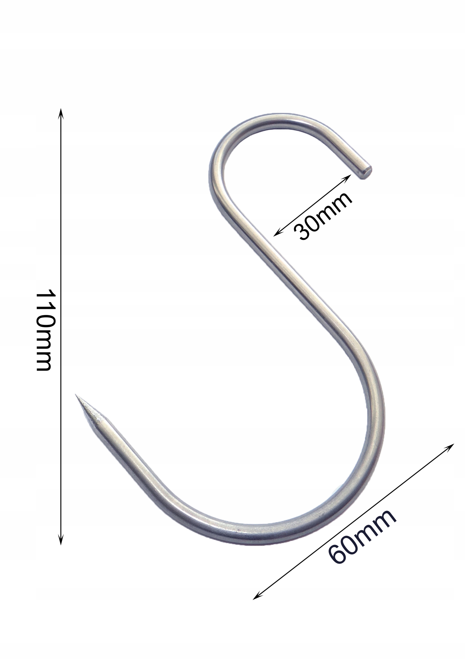 S-411 Hak Haki Fi4 11cm wędzarnicze wędzenia 10szt Producent J.A. Stallux