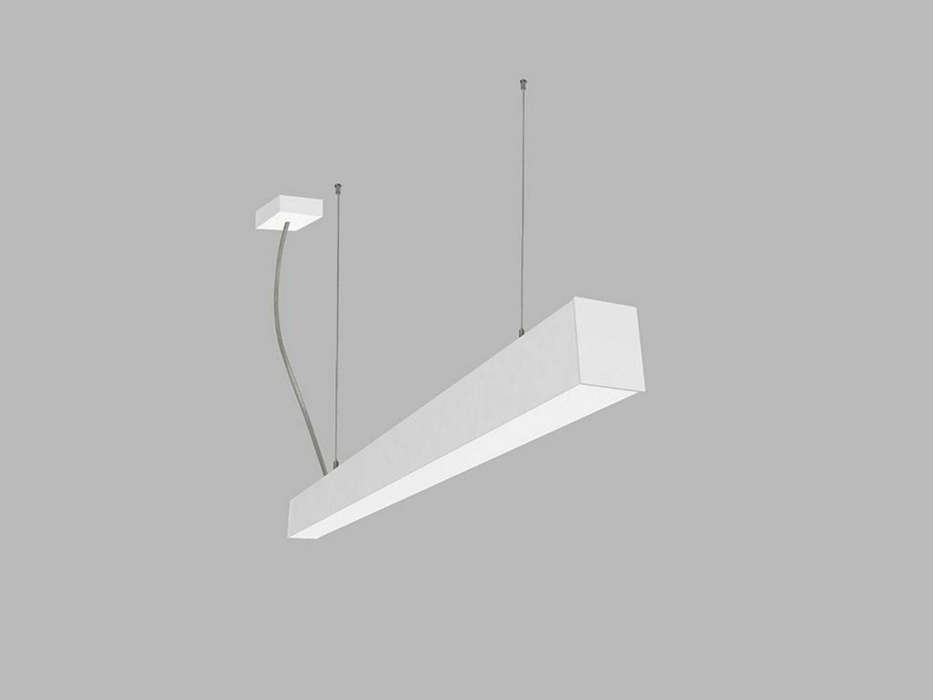 Lineárne závesné svietidlo LED2 Lino 90 biele Dali/push Cct 24W