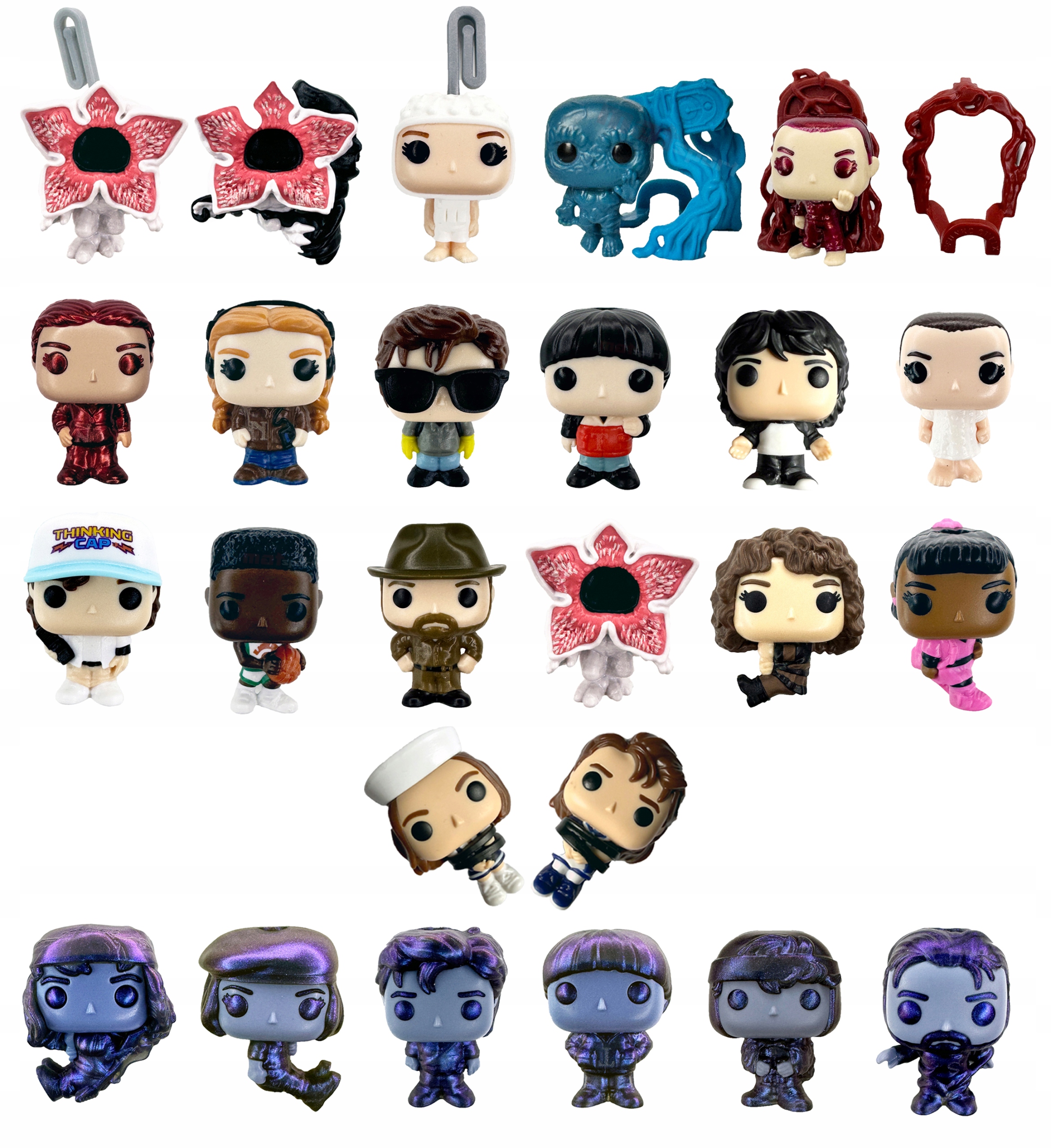 KOMPLET ZESTAW 24 figurek Stranger Things Kinder Joy Funko Pop