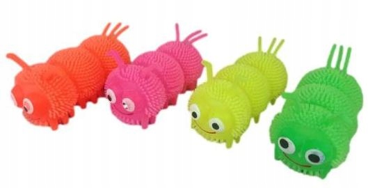 gniotek STONOGA do ściskania,ŚWIECĄCA, GĄSIENICA