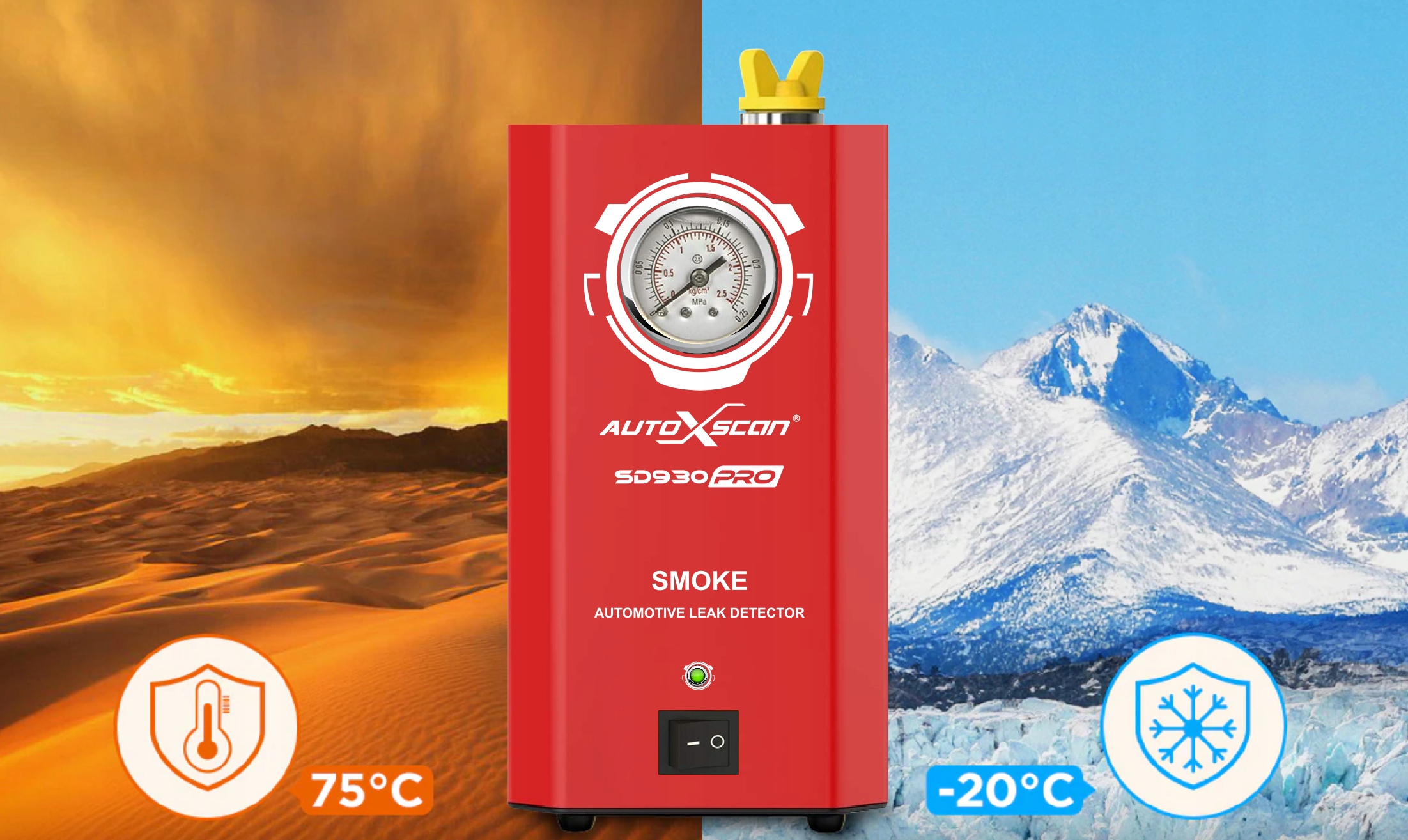 Tester Szczelności AUTOxSCAN SD930PRO Marka AutoXscan