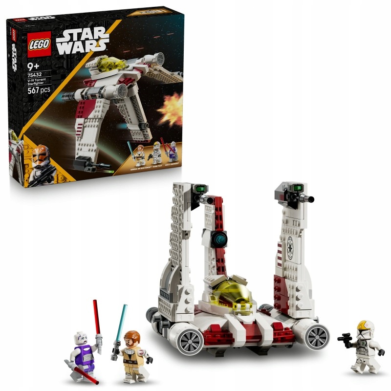 Lego Star Wars 75432 Stíhačka V-19 Torrent Starfighter