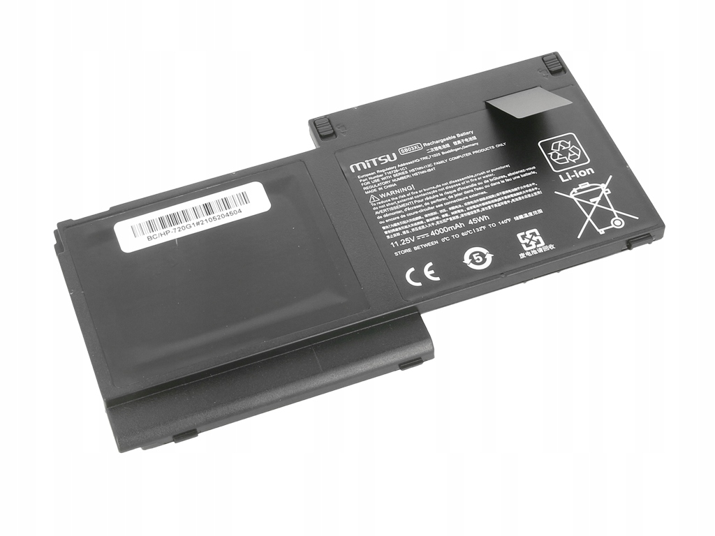 Bateria Mitsu do Hp EliteBook 720 G1 G2