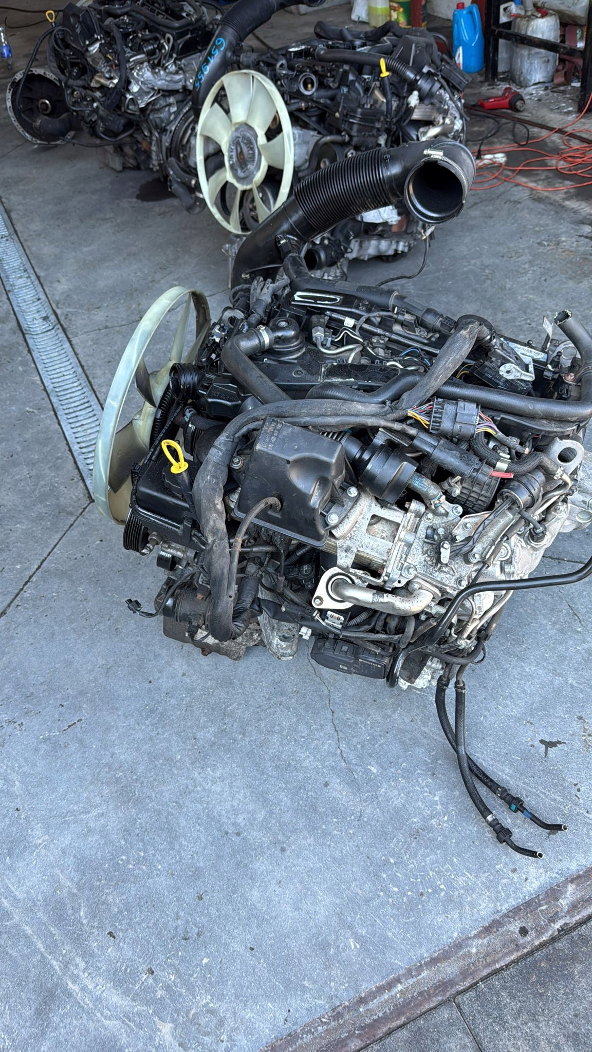 engine complete MERCEDES SPRINTER 906 LIFT 160TYS KM 651955