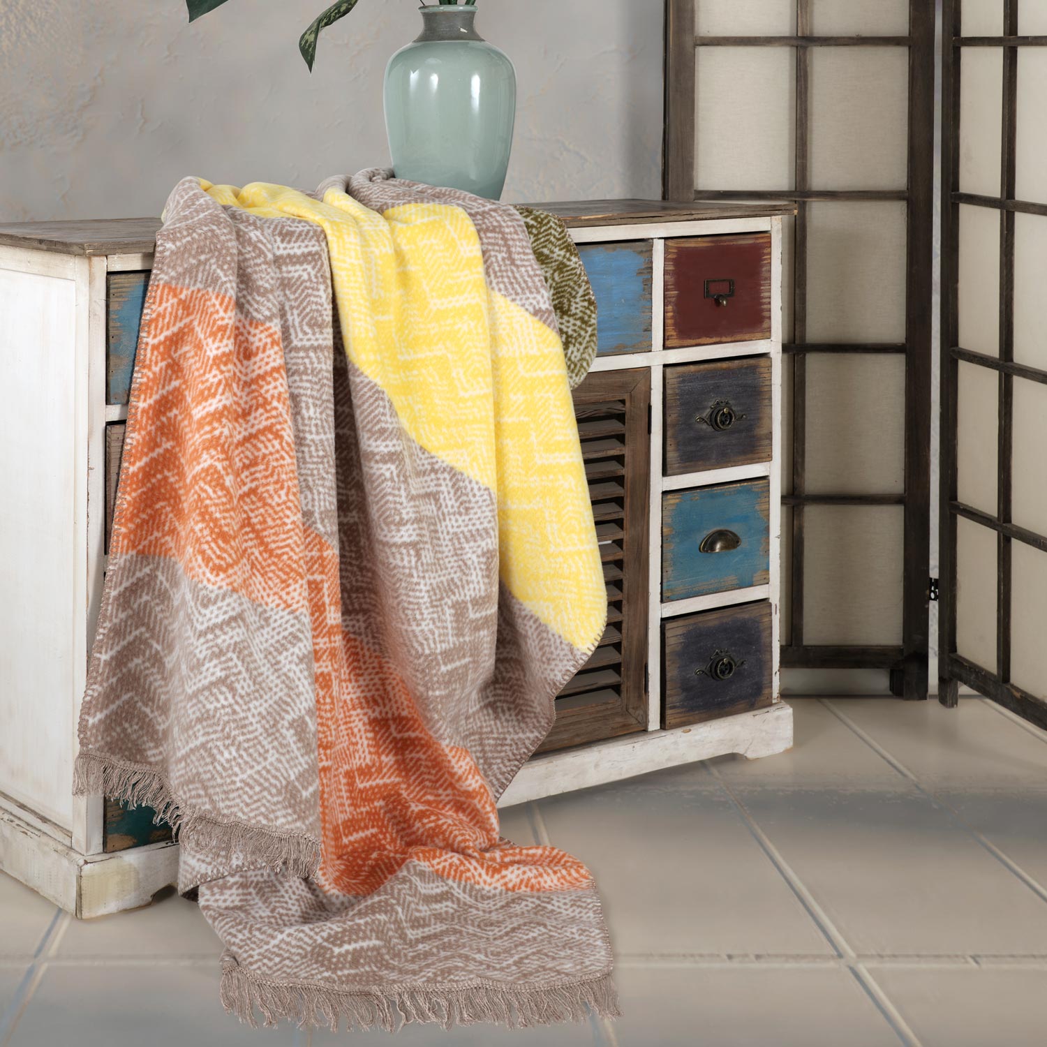 Bavlněná deka T/24129A/150x200