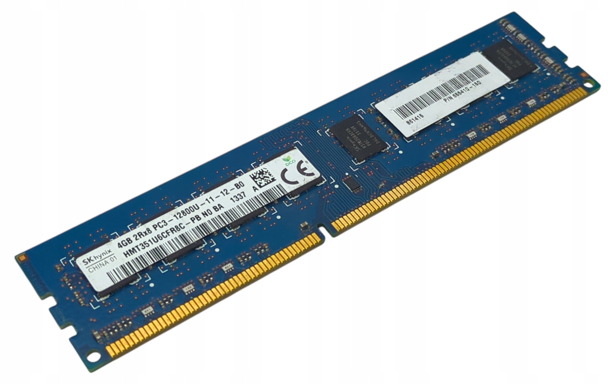 SK Hynix 4GB DDR3, 1600Mhz, 2Rx8, HMT351U6CFR8C-PB