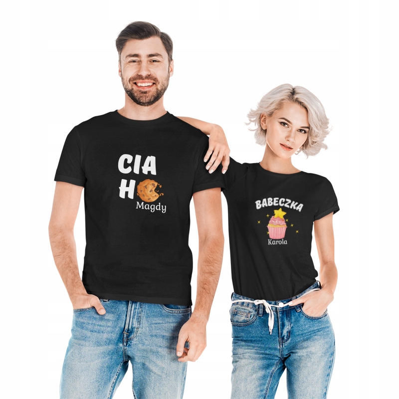 

Koszulki Dla Par Personalizowane Zestaw XL