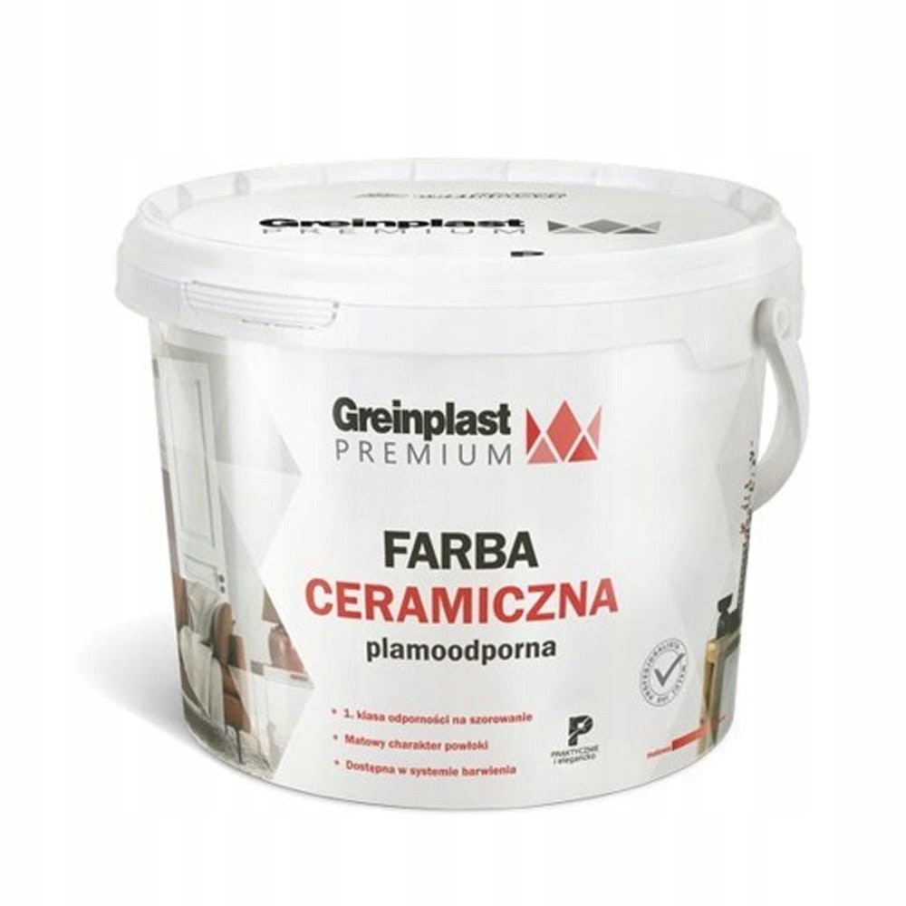 Vnútorná Keramická Farba Greinplast Biela Škvrnitá 10 l